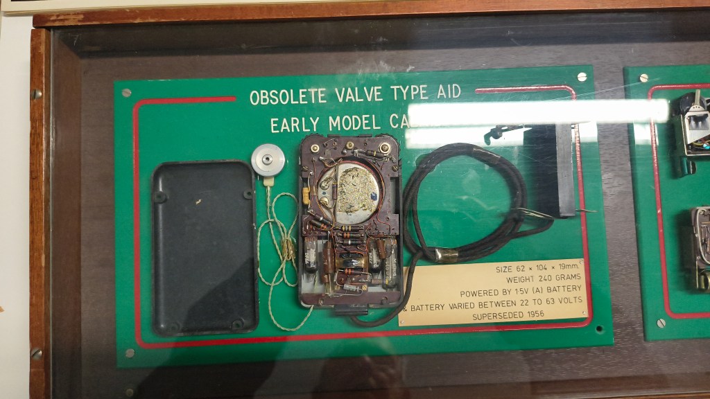 Very early CALAID hearing aid.